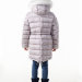 Детская зимняя куртка на искусственном лебяжьем пуху для девочки "АЛЬПИНА" с искусственным мехом